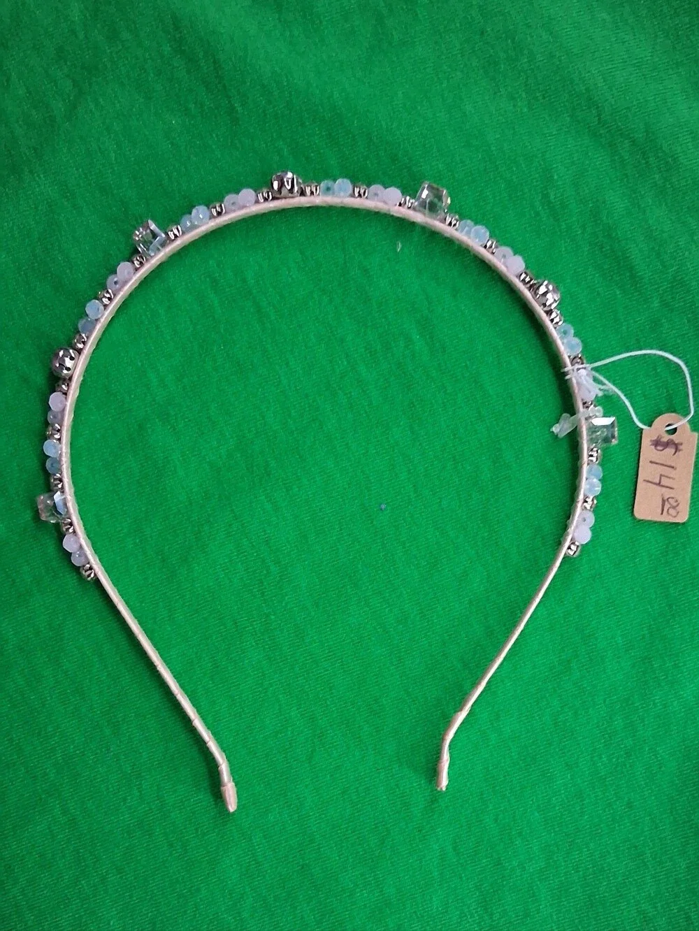 Pink Stone And Jewel Headband